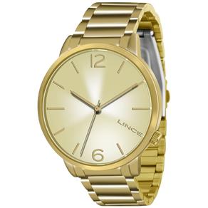 Relogio Lince Feminino Dourado - Dourado