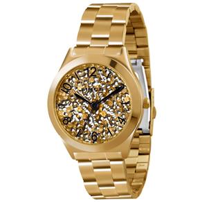 Relogio Lince Feminino Dourado Esporte WR 30 Metros Lrg4277L