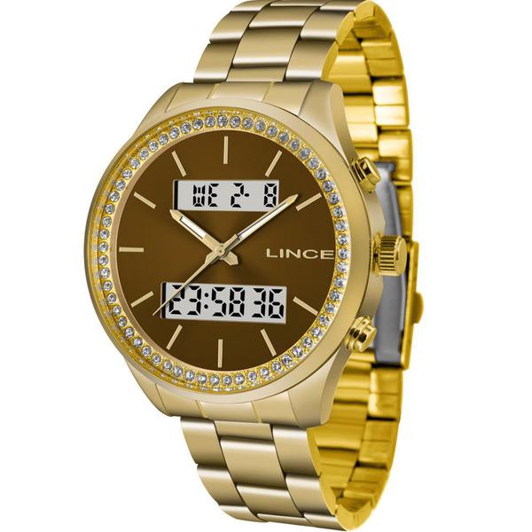 Relógio Lince Feminino Dourado LAG4591LN1KX