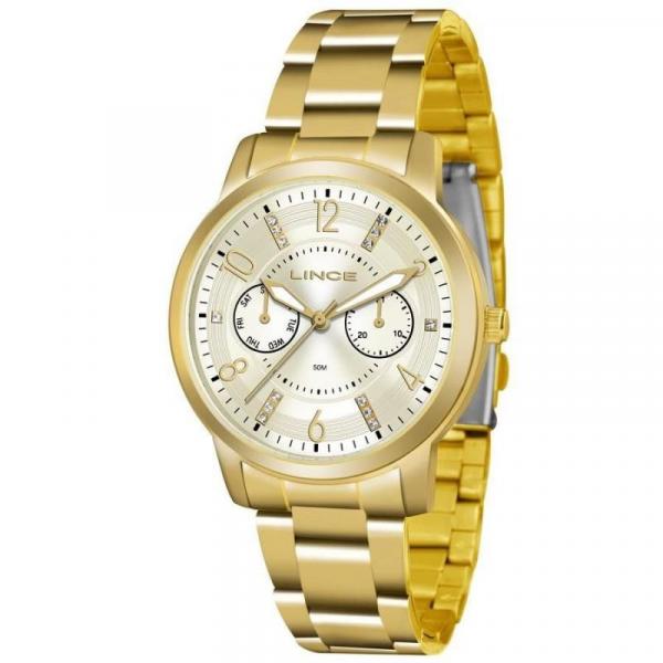 Relógio Lince Feminino Dourado - LMGJ070L