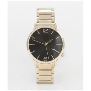 Relógio Lince Feminino Dourado Orient Social WR Lrgj043l