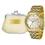 Relógio Lince Feminino Dourado Porta Moedas Lrg4456lkt72b2kx