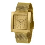 Relogio Lince Feminino Dourado quadrado LQG4654L C1KX