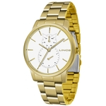 Relógio Lince Feminino Fashion Analógico Dourado LMGJ086L-B1KX