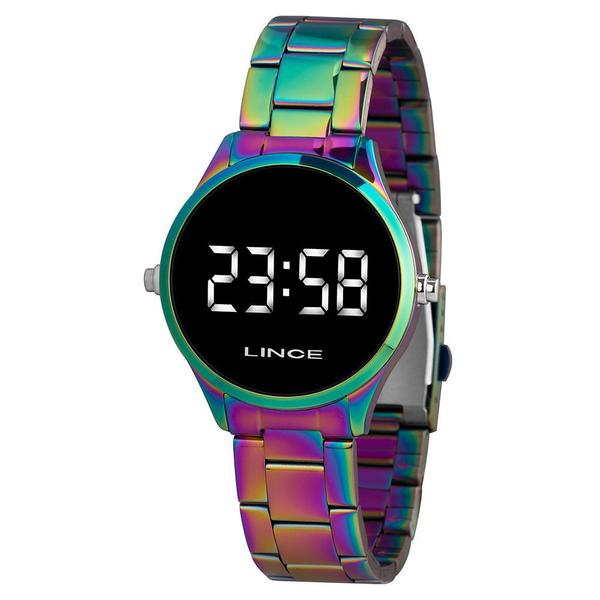 Relógio Lince Feminino LED Digital Prata MDT4617L-BXQX