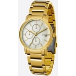 Relógio Lince feminino LMG4568L Dourado calendário