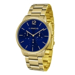 Relógio Lince Feminino Lmgj087l-d2kx Dourado Com