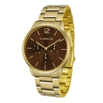 Relógio Lince Feminino Lmgj087l N2kx Dourado Fund