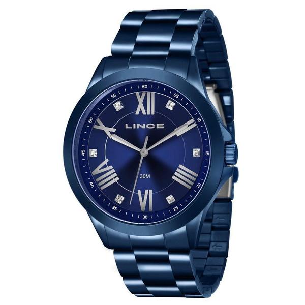 Relógio Lince Feminino Lraj046l D3dx Azul