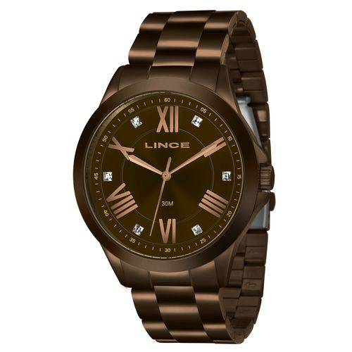 Relogio Lince Feminino Lrbj046l N3nx Marrom Chocolate