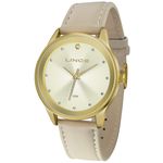 Relogio Lince Feminino Lrcj090l C1tx Dourado Couro