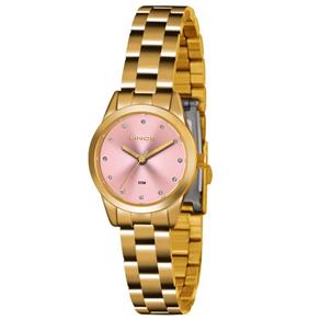 Relogio Lince Feminino Lrg4435l R1kx Rosa Dourado Pequeno