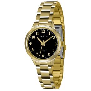 Relogio Lince Feminino Lrgh034l P2kx Dourado Analogico