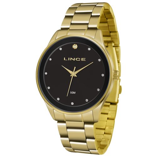 Relogio Lince Feminino Lrgj090l P1kx Dourado Analogico