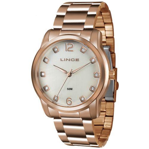 Relogio Lince Feminino Lrr4391l B2rx Rose Gold Madre Perola