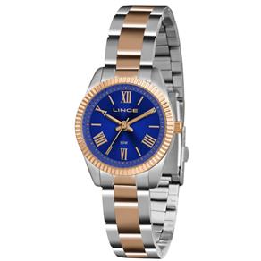 Relogio Lince Feminino Lrt4492l D3sr Rose Gold Azul Pequeno