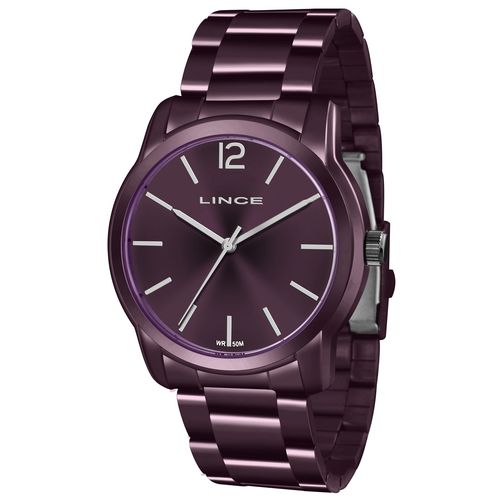 Relogio Lince Feminino Lrv4449l U2ux Roxo Analogico