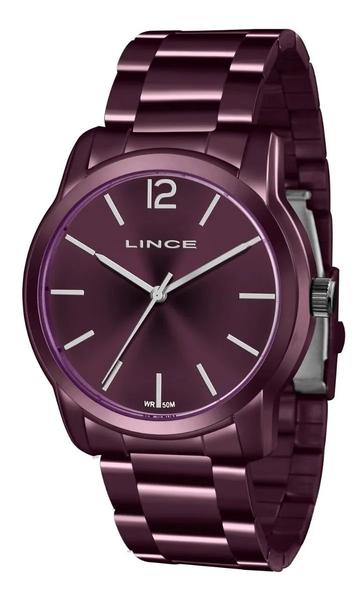 Relogio Lince Feminino Lrv4449l U2ux Roxo Analogico