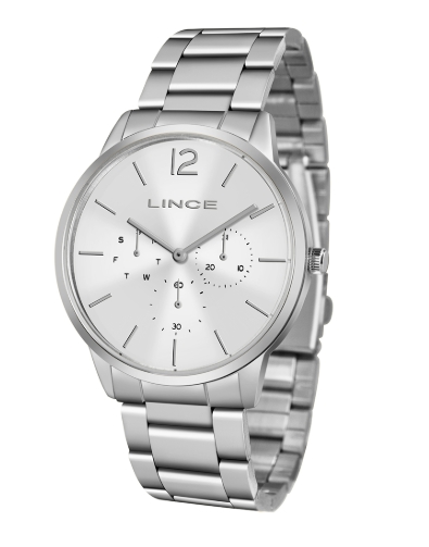 Relógio Lince Feminino Multifunção Lmmj087l S2sx Prata