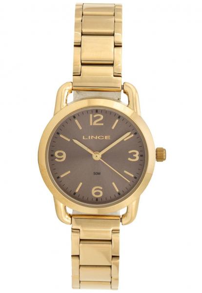 Relógio Lince Feminino Pequeno Dourado Lrgj071l N2kx