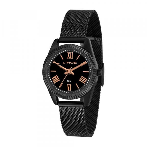 Relógio Lince Feminino Pequeno Preto Lrn4501l