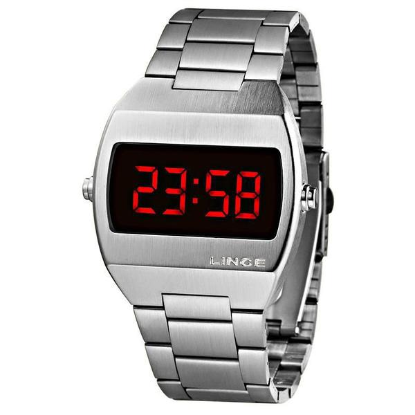 Relógio Lince Feminino Prata Digital LED - MDM4620L-VXSX
