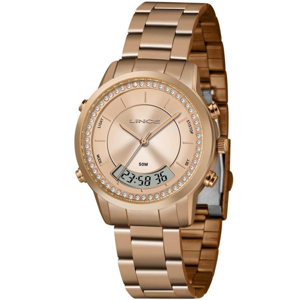 Relógio Lince Feminino Ref: Lar4640l R1rx Anadigi Rosé