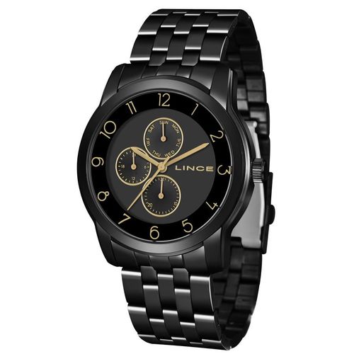 Relógio Lince Feminino Ref: Lmn4589l P2px Multifunção Black