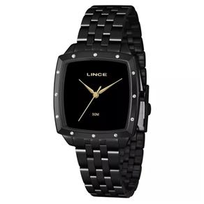 Relógio Lince Feminino Ref: Lqn620l P1px Retangular Black