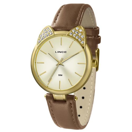 Relógio Lince Feminino Ref: Lrc621l C1tx Fashion Dourado