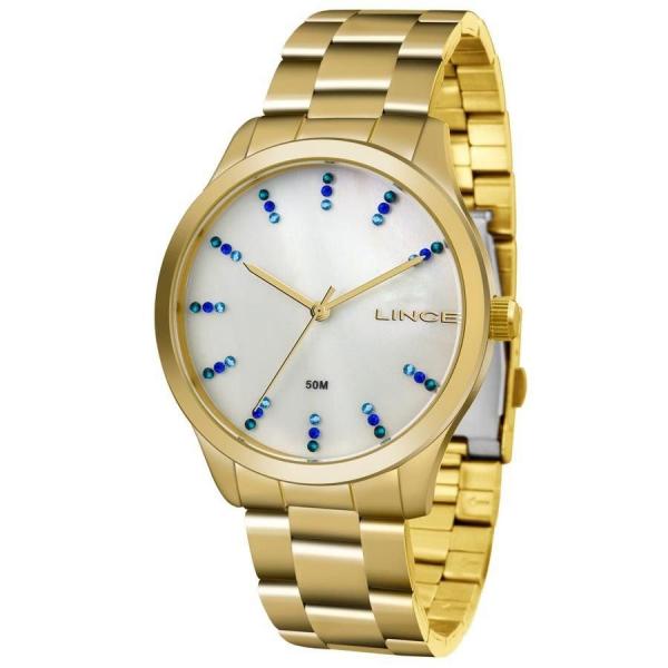 Relógio Lince Feminino Ref: Lrg4445l B1kx Casual Dourado