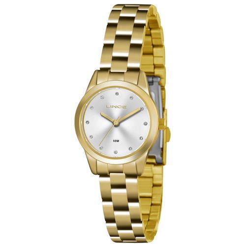 Relógio Lince Feminino Ref: Lrg4435l S1kx Clássico Dourado