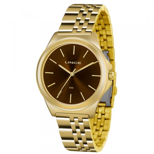 Relógio Lince Feminino Ref: Lrg4428l M1kx Casual Dourado - Lince