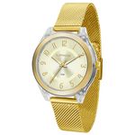 Relógio Lince Feminino Ref: Lrg4432p C2kx Acrílico Dourado