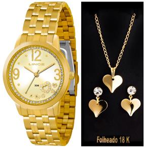Relógio Lince Feminino Ref: LRG4254L K062C2KX - Kit