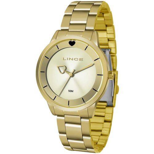Relógio Lince Feminino Ref: Lrg4572l C1kx Fashion Dourado