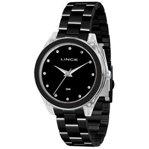 Relógio Lince Feminino Ref: Lrn4431p P1px Acrílico Black