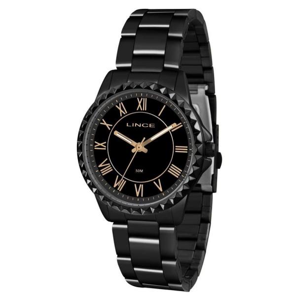 Relógio Lince Feminino Ref: Lrn4561l P3px Clássico Black