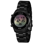 Relógio Lince Feminino Ref: Sdn4638l Qxpx Digital Black