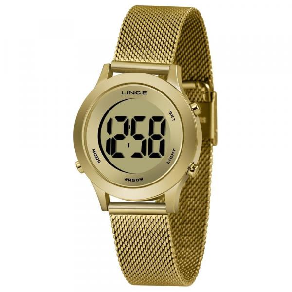 Relógio Lince Feminino Ref: Sdph109l Cxkx Digital Dourado