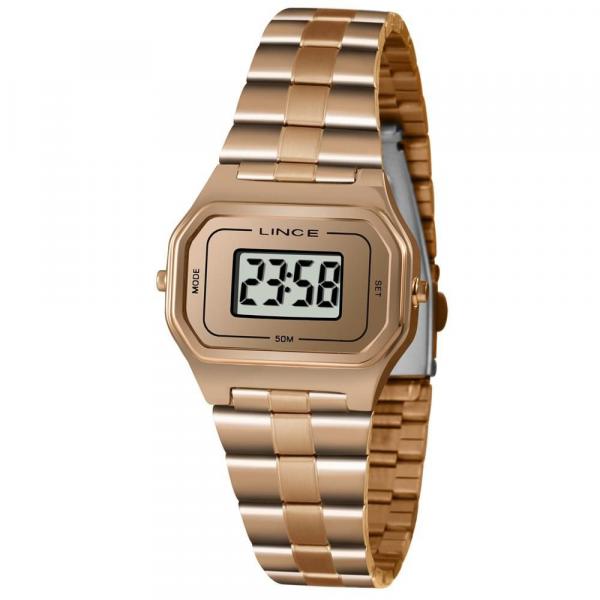 Relógio Lince Feminino Ref: Sdr4609l Bxrx Digital Rosé