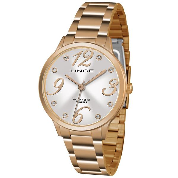 Relogio Lince Feminino Rosegold a prova dagua LRRH136L S2RX