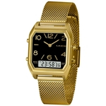 Relógio Lince Feminino Urban AnaDigi Dourado LAGH118L-P2KX