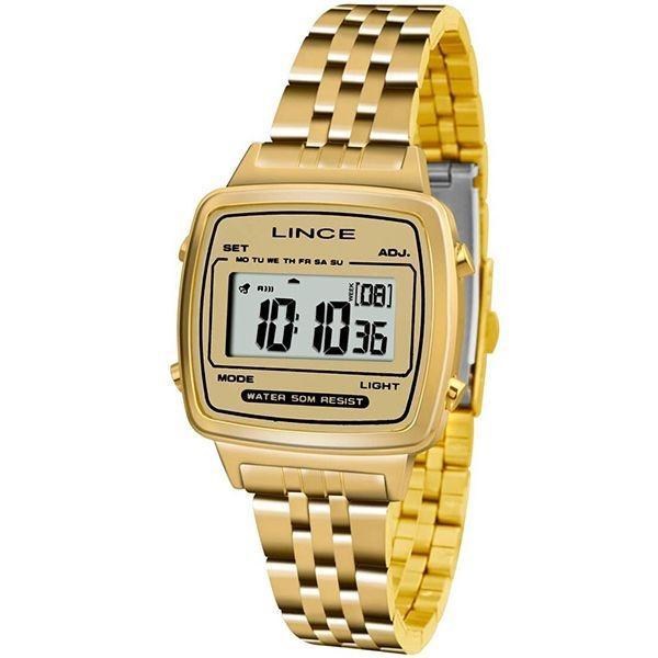 Relógio Lince Feminino Vintage Dourado Sdph041l Bckx