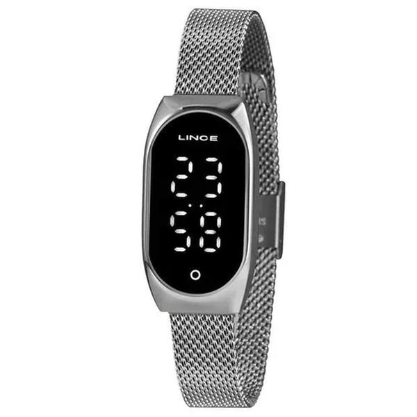Relógio Lince LDG4642L PXSX LED Digital feminino prata