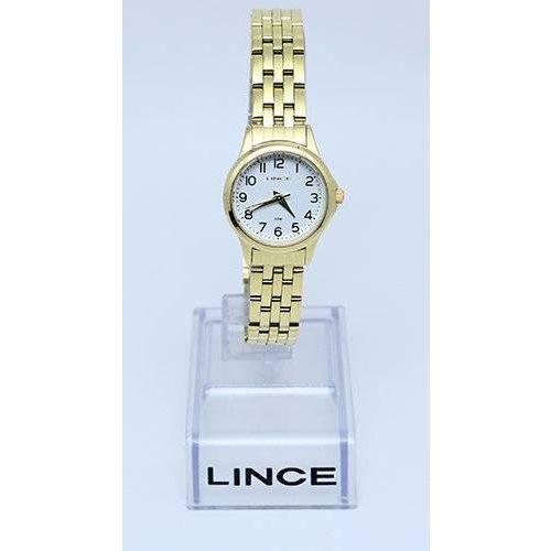 Relógio Lince Lrg4433l Dourado Fundo Branco