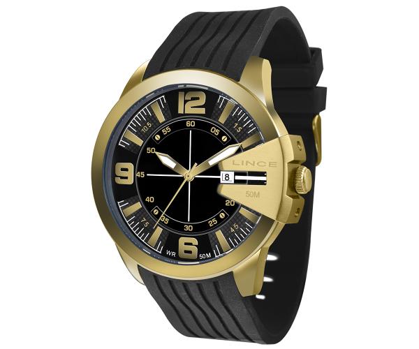 Relógio Lince Masculino Casual Dourado MRP4404S-P2PX