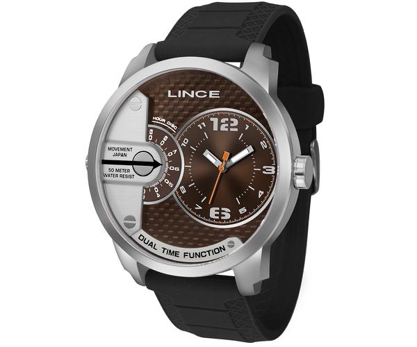 Relógio Lince Masculino Casual Prata MRPH049S-M2PX