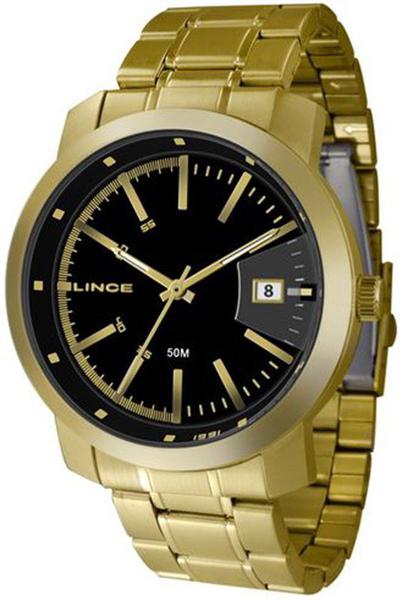Relógio Lince Masculino Dourado Mrg4401s-p2kx