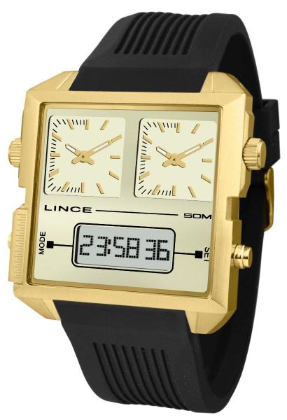 Relógio Lince Masculino Map4587s C1px Dourado